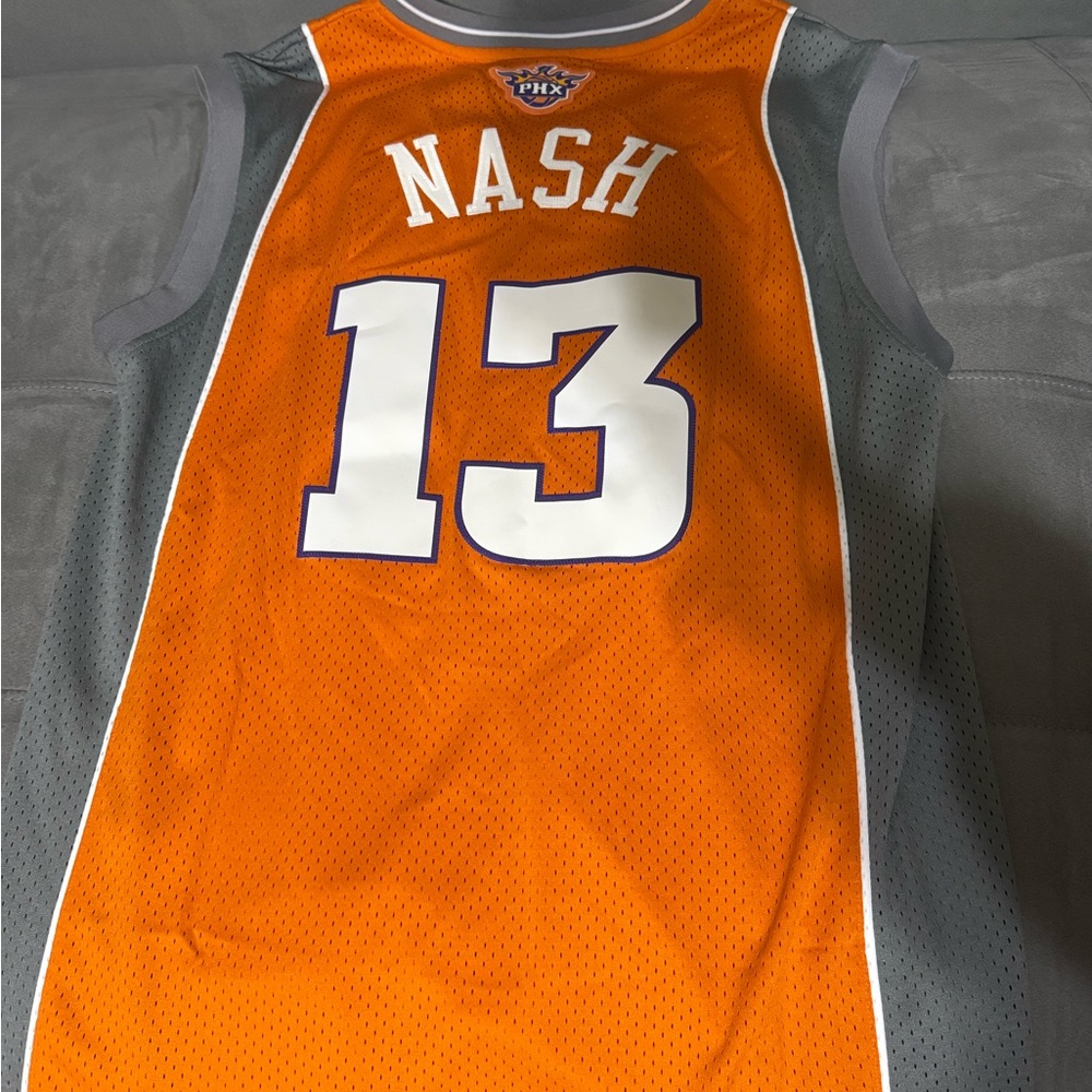 Adidas Orange and Gray Sports Jersey